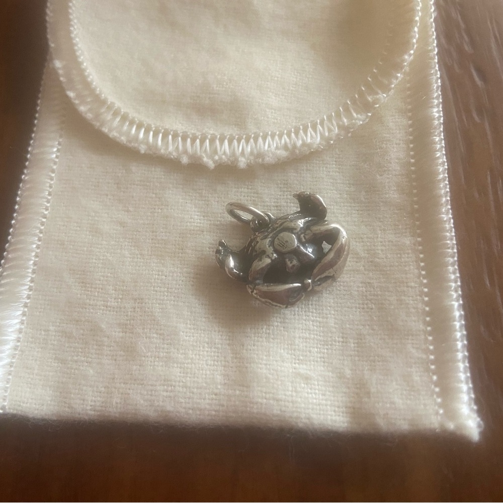 RETIRED James Avery Crab Zodiac Charm Pendant .925 NWOT - Picture 11 of 13